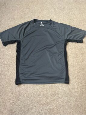 Kanu Surf Black Performance Top with White Logo